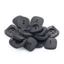 Gombíky 25mm dva otvory 10ks čierne