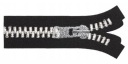 PATCH TERMO APLIKÁCIA Zips STRIEBORNÝ Zips