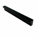 KĽÚČKA NA NÁBYTOK SEDEM OKENNÝCH 128 MM ČIERNA