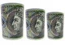 CIN, KOVOVÉ PRASIATKO, SÚPRAVA PEŇAZÍ, NOMINÁLNA, PLN BANKOVKA, 3 ks.