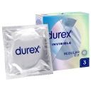 Durex super tenké Invisible kondómy 3 ks.