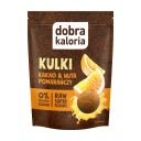 Zdravý snack kakaové guľky s nádychom pomarančových datlí Mandle Orechy 65g