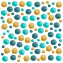 NÁLEPKY NA STENU DOTS 106 ks. KP 50x50cm