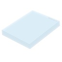 Vogelmann Ochranné PVC sklo 86x103mm (5ks)