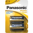 Alkalické batérie Panasonic LR14 C 2 ks.