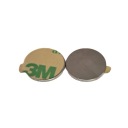 Neodymový magnet 17x1 mm valcový s 3M lepiacou páskou Strong