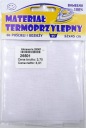 Termo nášivky na oblečenie 100% bavlna BIELA ​​12x45cm 26501