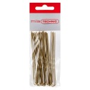 Vlásenka Mila Technic vlnitá, 8,5 cm, zlatá