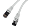 PATCHCORD CAT.8.1 S/FTP LSZH CU 1,5M GREY SLUKE PASSED LANBERG