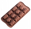 SILIKÓNOVÝ MOL PRE ČOKOLÁDOVÉ PRRALÍNOVÉ ROBOTY ČOKOLÁDOVÉ ROBOTOVÉ MYDLÁ