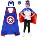 OUTFIT MASKA CAPTAIN AMERICA AVENGERS + CAPEA + WARMBAND