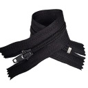 ŠPIRÁLOVÝ Zips 14cm ČIERNA