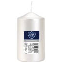 BISPOL Aura 30H valcová sviečka 10CM SW60/100 BIELA ​​PERLA