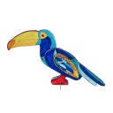 Súprava 3D modelu figúrky, kreatívne puzzle tukana, DIY