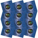 EXS REGULAR klasické kondómy, nasadené, zvlhčené, sada 12 ks.