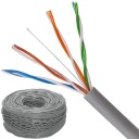 SIEŤOVÝ KÁBEL KRÚBENÝ PÁR UTP 4x2/0,5CCA 1 meter