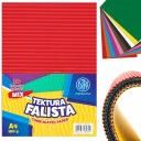 Dvojvrstvová farebná vlnitá lepenka A4 Astra 10 listov 160 g