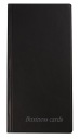 Vizitkár 120x240mm 96 vizitiek Biurfol Black WI-02