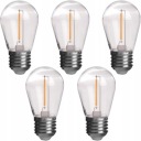 5x E27 LED ŽIAROVKA ŽIAROVKA PRE GIRLAND 1W TEP