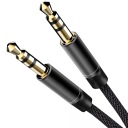 VYLEPŠENÝ NYLONOVÝ AUX MINI JACK AUDIO KÁBEL 3,5MM
