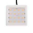 SQUARE MESH LED 1,5W SQUARE 2 TEPLÁ BIELA