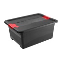 Prepravný kontajner Eckhart, grafitový box, 12L, s vekom