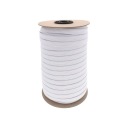 Pletená guma, odev, šitie, biela 10 mm, 5 metrov. PL