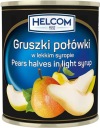 PD Hrušky v sirupe, polovica HELCOM, 850ml