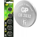 GP CR 2032 3V lítiový blister 5ks CR2032 lítiové batérie 5x