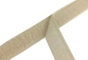 Krajčírsky suchý zips 20 mm na šitie, sada, suchý zips bez lepidla, BÉŽOVÁ