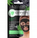 Eveline Cannabis Skin Care Carbon maska ​​3v1 7 ml