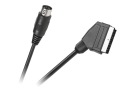 Kábel EURO scart - DIN 5pin 5p 1,2m (1108)