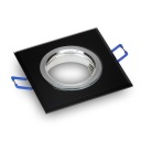 GLASS SQUARE BLACK halogénové svietidlo pre LED