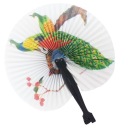 JAPONSKÝ DEKORATÍVNY SKLÁDANÝ PAPIEROVÝ VENTILÁTOR