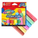 JUMBO ROAD CHALK THICK COLORINO 6 FAREB