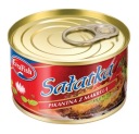 Pikantný ŠALÁT S MAKRELOU, konzerva EvraFish 165g