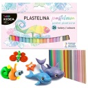 Pastelová školská plastelína 24 farieb Kidea