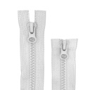 ČLENKOVÝ Zips DVOJTAŽNÝ - 60 CM - BIELY