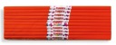 CRIPPLED hodvábny papier 50x200cm červený 10 kusov HAPPY COLOR