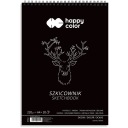 Black Happy Color A4 špirálový skicár 220g