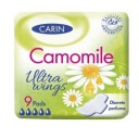 Carin Ultra Thin hygienické vložky s krídelkami, 9 ks