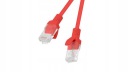 Patchcord U/UTP 6 Lanberg RJ45 25 cm červený