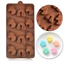 SILIKÓNOVÁ MOLOVÁ FORMA ČOKOLÁDOVÁ KOCKA PRALINE JEDNOROŽEC DÚHA