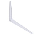 Policový držiak uholník 150x200mm biely 2 ks