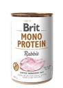 BRIT MONO PROTEIN VLHKÉ KRMIVO PRE PSA KRÁLIKA 400g
