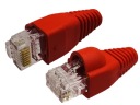 Zástrčka RJ45 s krytom, kategória farieb 6, netienená, AWG 26-24, 5 kusov