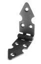 Stavebný pánt 100x25mm, dekoratívny nábytkový pánt dverí
