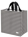 NÁKUPNÁ TAŠKA 35x20x35 Houndstooth 24L odolná sieťovina SILNÁ 1x
