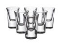 CHEERS poháre na vodku 28 ml 6 ks hrubé pevné sklenené poháre na vodku