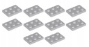LEGO Plate 2x3 Svetlošedá Svetlomodrošedá 10 dielikov 4211396 3021